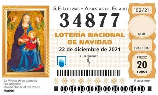 Numero 34877 loteria Nacional
