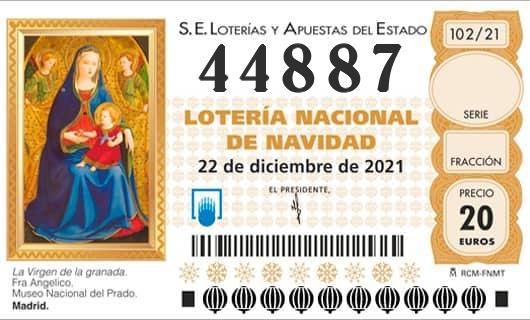 Numero 44887 loteria Nacional