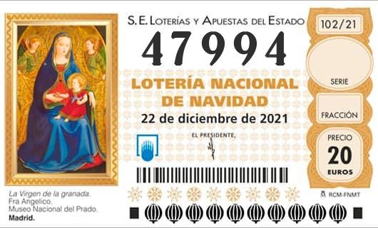 Numero 47994 loteria Nacional