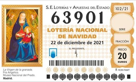 Numero 63901 loteria Nacional