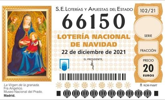 Numero 66150 loteria Nacional