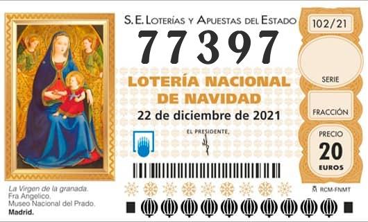 Numero 77397 loteria Nacional