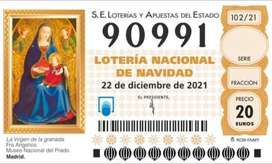 Numero 90991 loteria Nacional